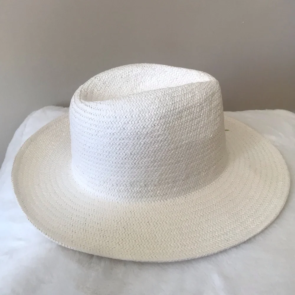 Onia Rosa Panama Hat w Hand Painted Toucan & Flower Detail Limited Edition NWT